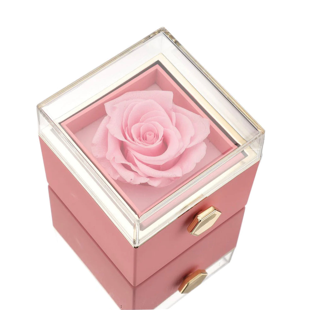 ETERNAL ROSE BOX- W/ ENGRAVED NECKLACE & REAL ROSE. – Eternallove